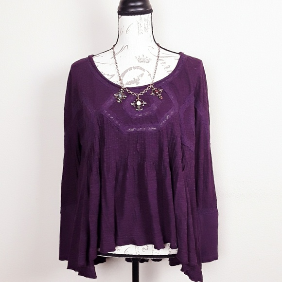FREE PEOPLE  BABYDOLL ...NEW HOPE TOP - Picture 6 of 8